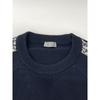 Dior Navy 113M638AT187 Off-Leak Cotton Knit Tops S NavyUsed