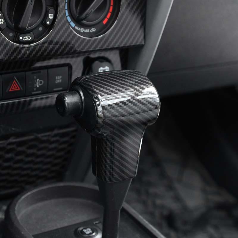 ABS interiér Kryt volantu Dekorační rámeček palubní desky pro Jeep Wrangler JK 2007-2010 Autopříslušenství