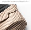 2024 Men's Slim Fit Plaid Jacket Suit - Korean Style, Casual Spring/Autumnwear