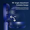Handheld Fan USB Rechargeable 5-Speed Super Quiet Portable Mini Fan with Hook for Office Outdoor Travel Cooling