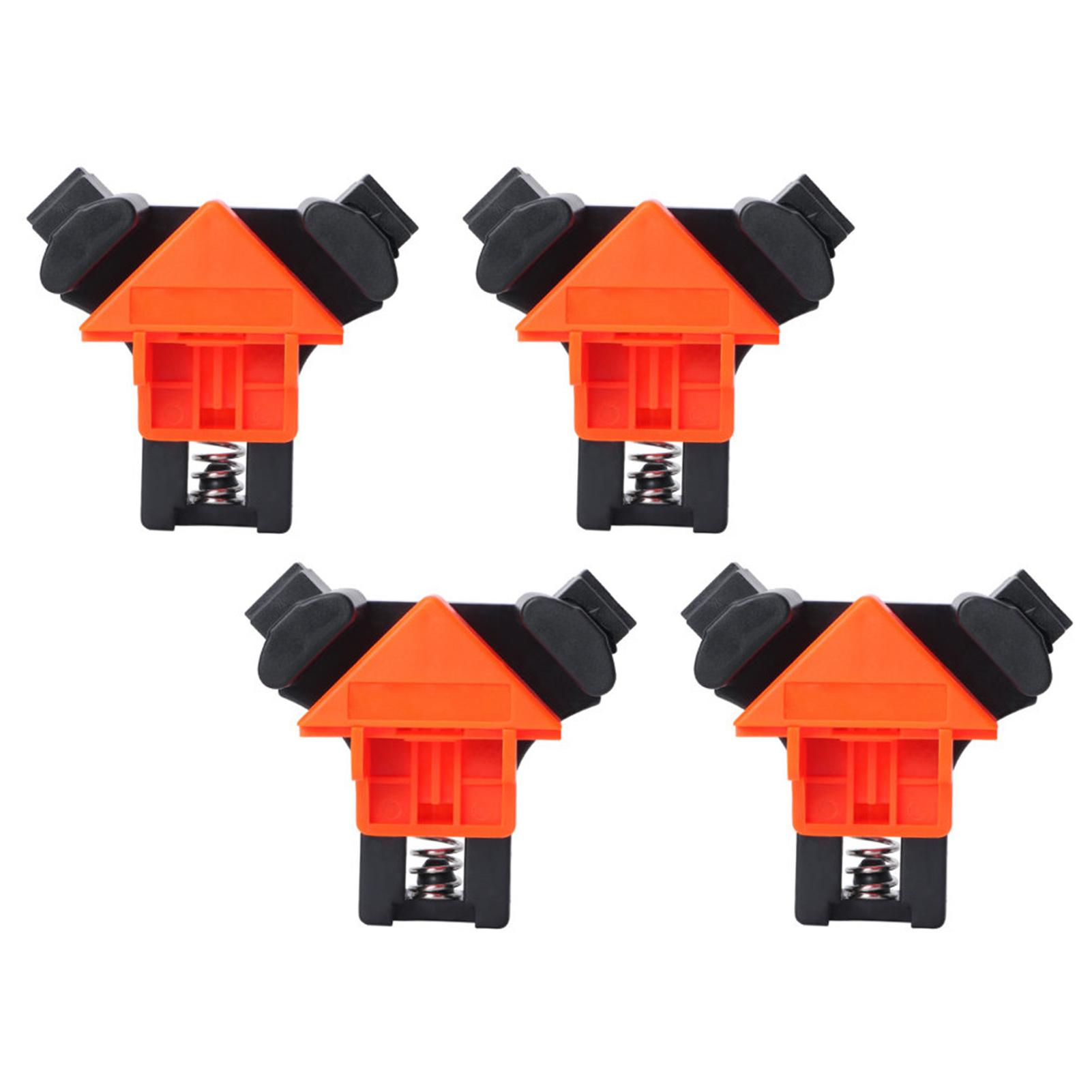 

Угловой зажим ABS Диапазон зажима 5 до 22 мм Профессиональный столярный угловой зажим 4 шт.