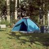 Dome Camping Tent for 2 Persons Blue Waterproof