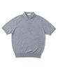 VERNO 26Ss Cashtouch Short Sleeve Polo Knit Gray
