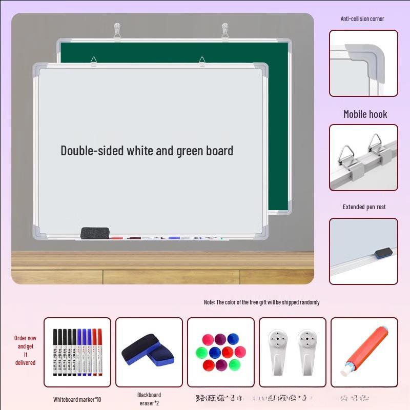 

Magnetic Double-Sided Hanging Whiteboard