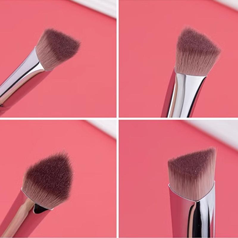 Úhlový trojúhelníkový štětec na korektor Konturový zvýrazňovač štětec na korektor Syntetický štětec na make-up na vlasy štětec na make-up bez stop