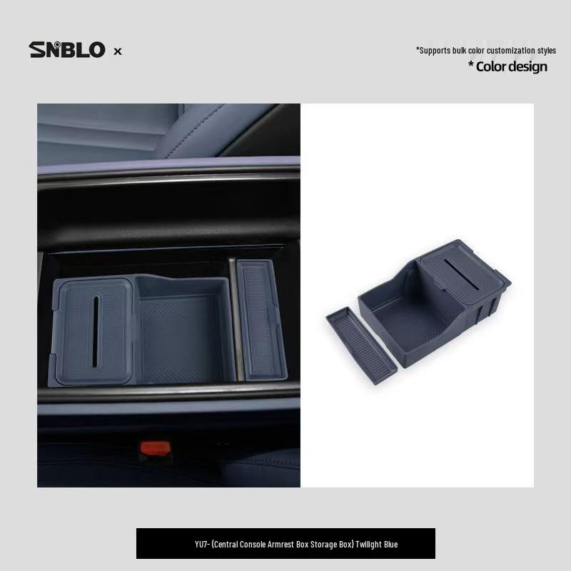 Xiaomi YU7 Center Console Armrest Double-Layer Storage Box for Cars
