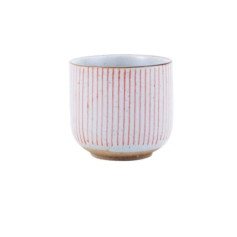 Japanese Tea Cup Set Hand Painted Ceramic Cups Stoneware Coffee Mugs Rustic Modern Sake Cup for Matcha Tea Ceremony Home Decor