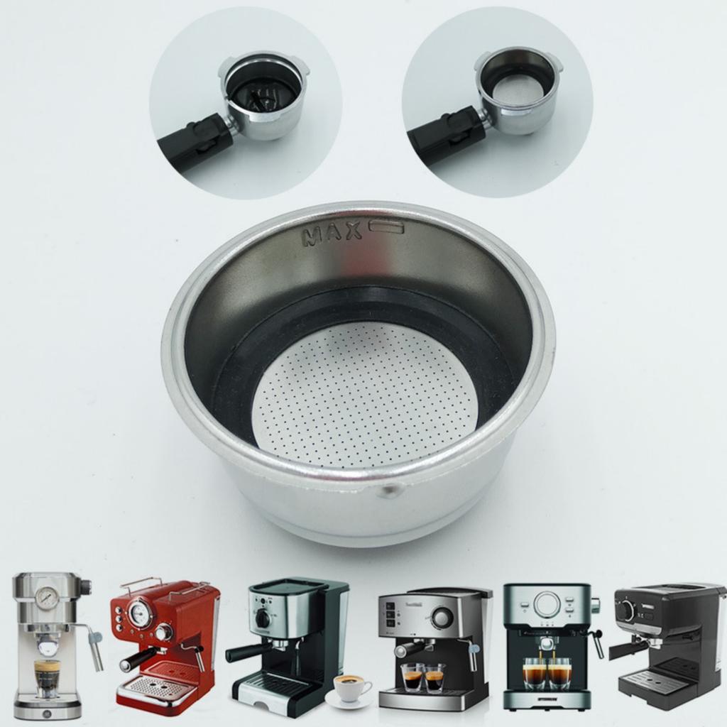 Coffee Filter Basket 51mm Stainless Steel Espresso Powder Holders Professional Coffee Filter for Multiple Machines