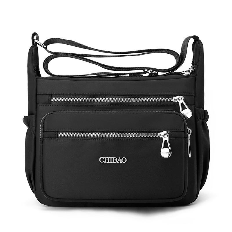 2026 Stylish Nylon Women's Crossbody Bag - Large Capacity, Multi-layer Design for Commuting and Casual Use