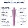 Connected Vibrator Lilac Usb Ultra Power Bullet 8 Satisfyer Cc597745