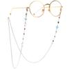 Colorful Beads Eyeglass Chain Fashion Glasses Chain Eyewears Straps Cord for Sports and Daily Activity