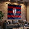 Cagliari Football Club Crest Tapestry Playroom Tapestry, Accessories for Bedroom,Livingroom, Dormitory Room Wall Decor Fan Birthday Gifts