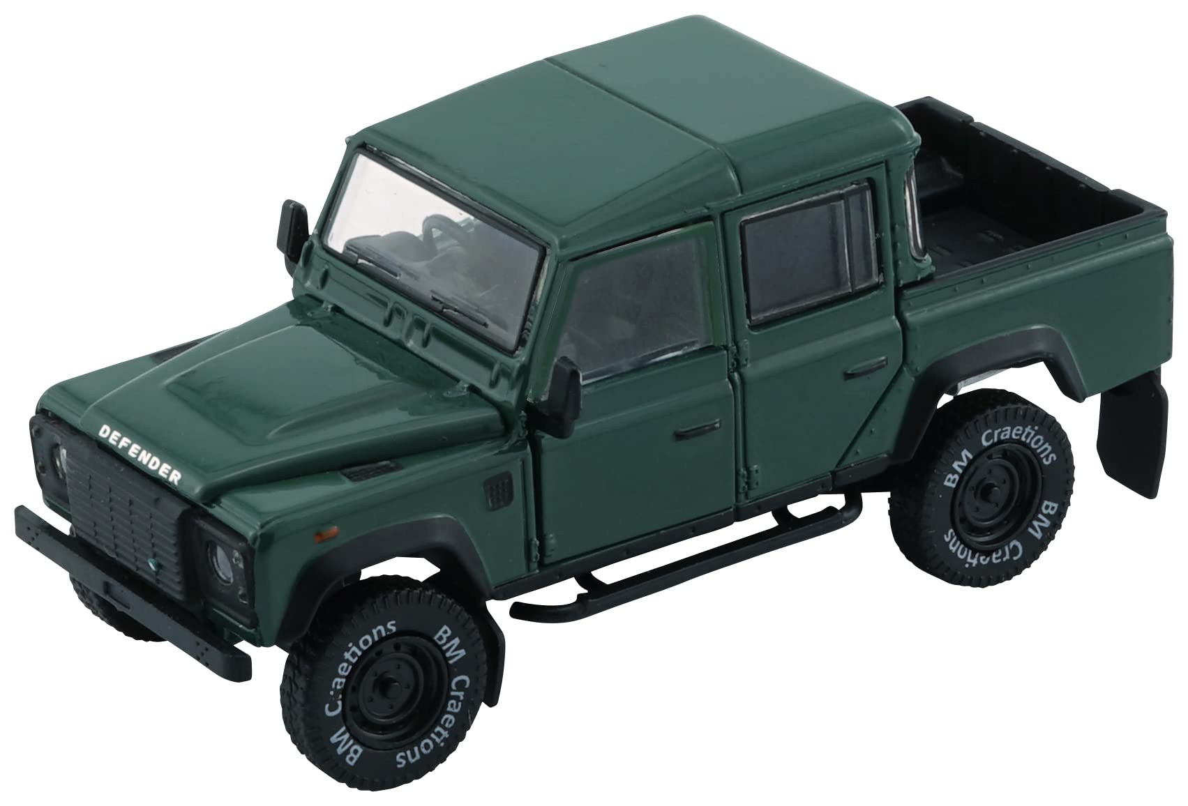 

BM CREATIONS Land Rover Defender 110 Pickup 2016 Зеленый RHD Готовый продукт 1/64 зелёный