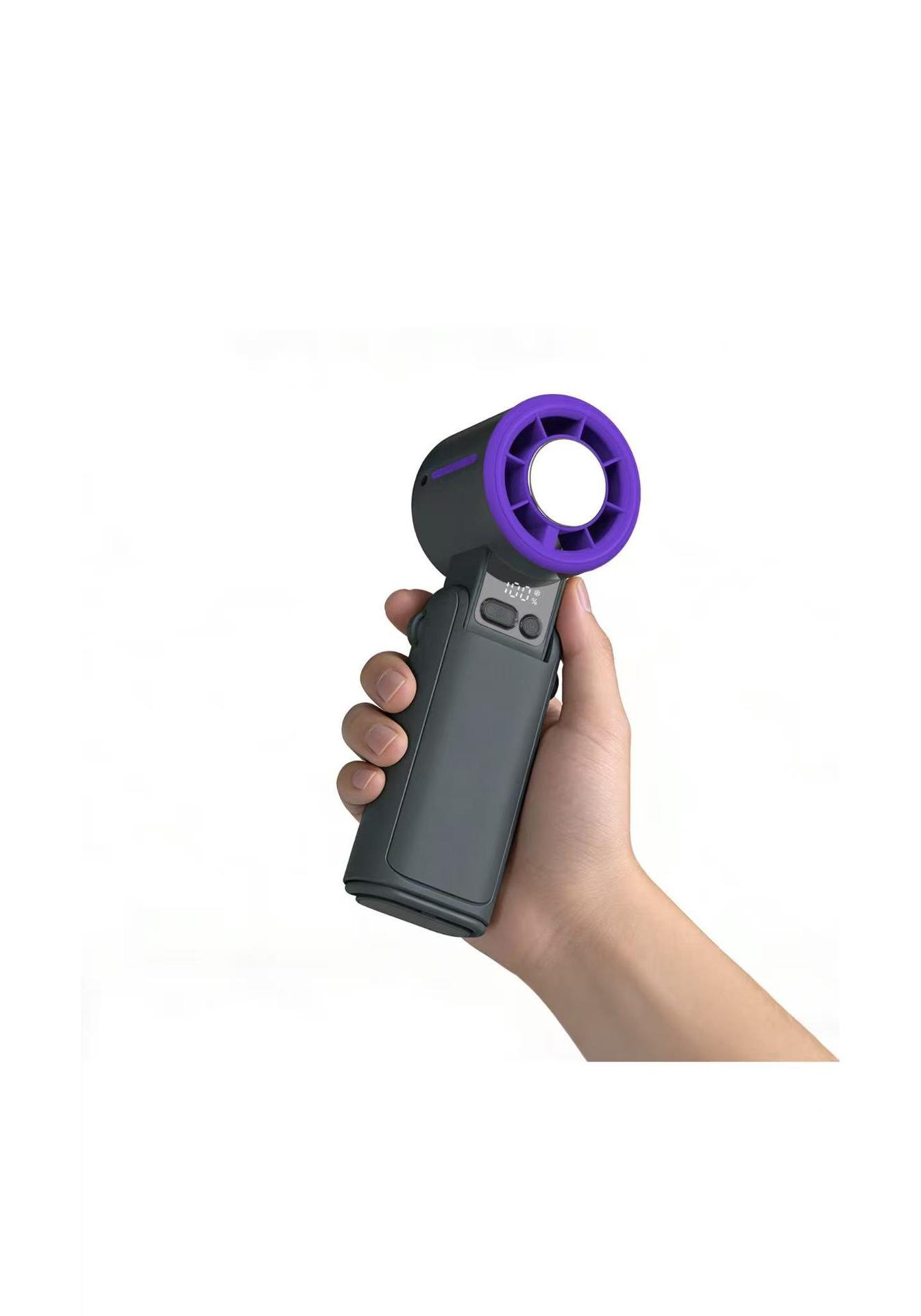 

2026 Portable High-Power USB Rechargeable Handheld Cooling Fan 183*62.22*57.54【3600mAh】 чёрный