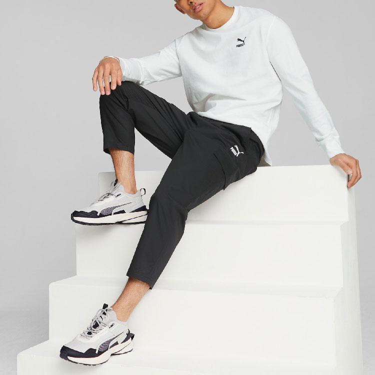 Puma Classics Woven Pants Men Bottoms Black 535605-01
