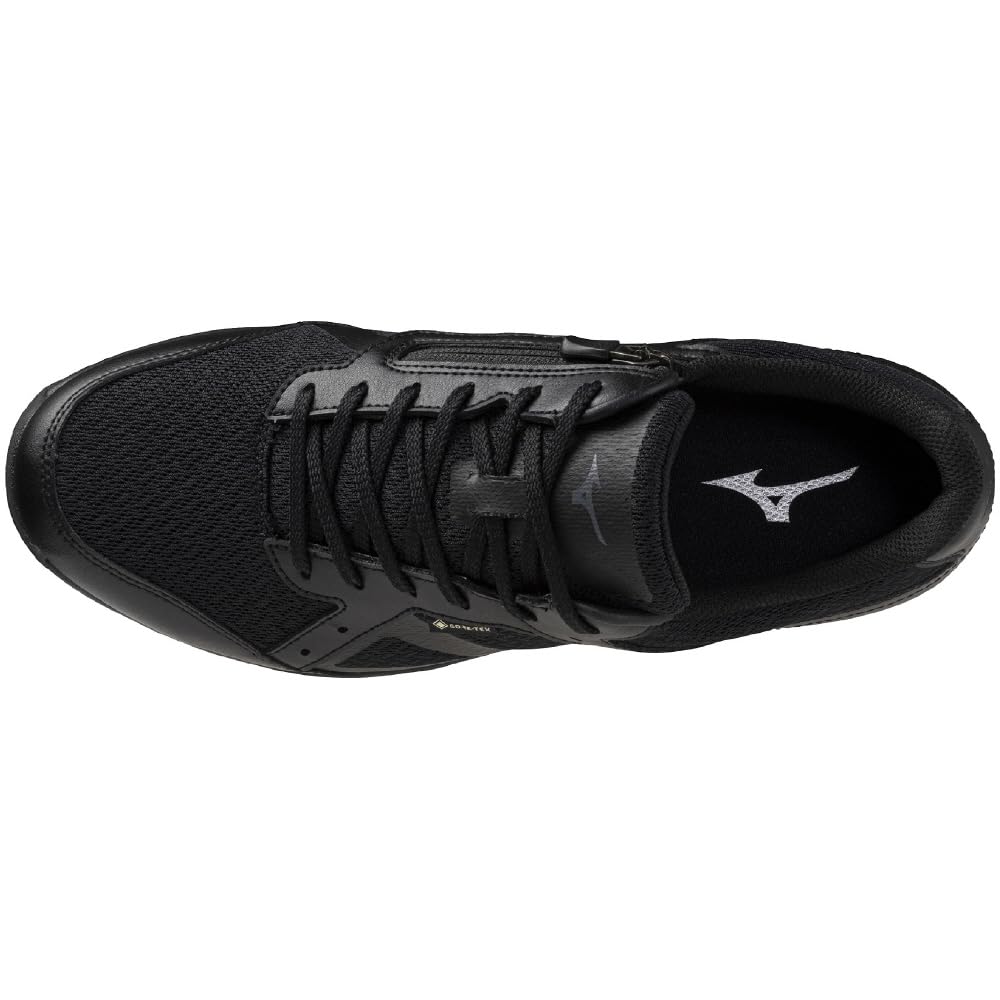 Mizuno LD Around 4 SW GTX Walking Wide Size 4E Shoes, Gore-Tex, Waterproof, Fit, Lightweight, Casual, Black, 26.0 cm,