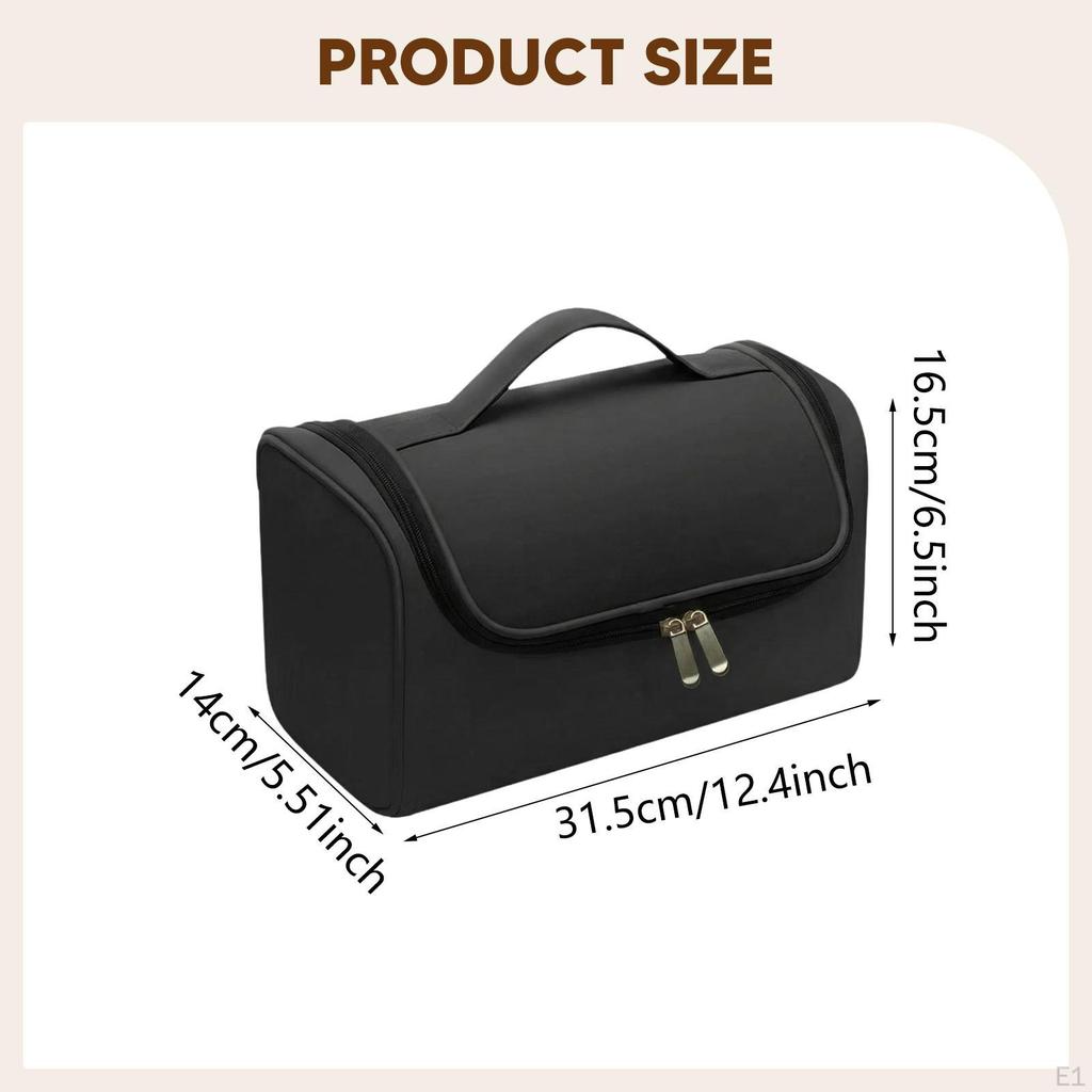 Hair Tools Travel Bag Iron Organizer Case Lightweight Portable PU Leather, for