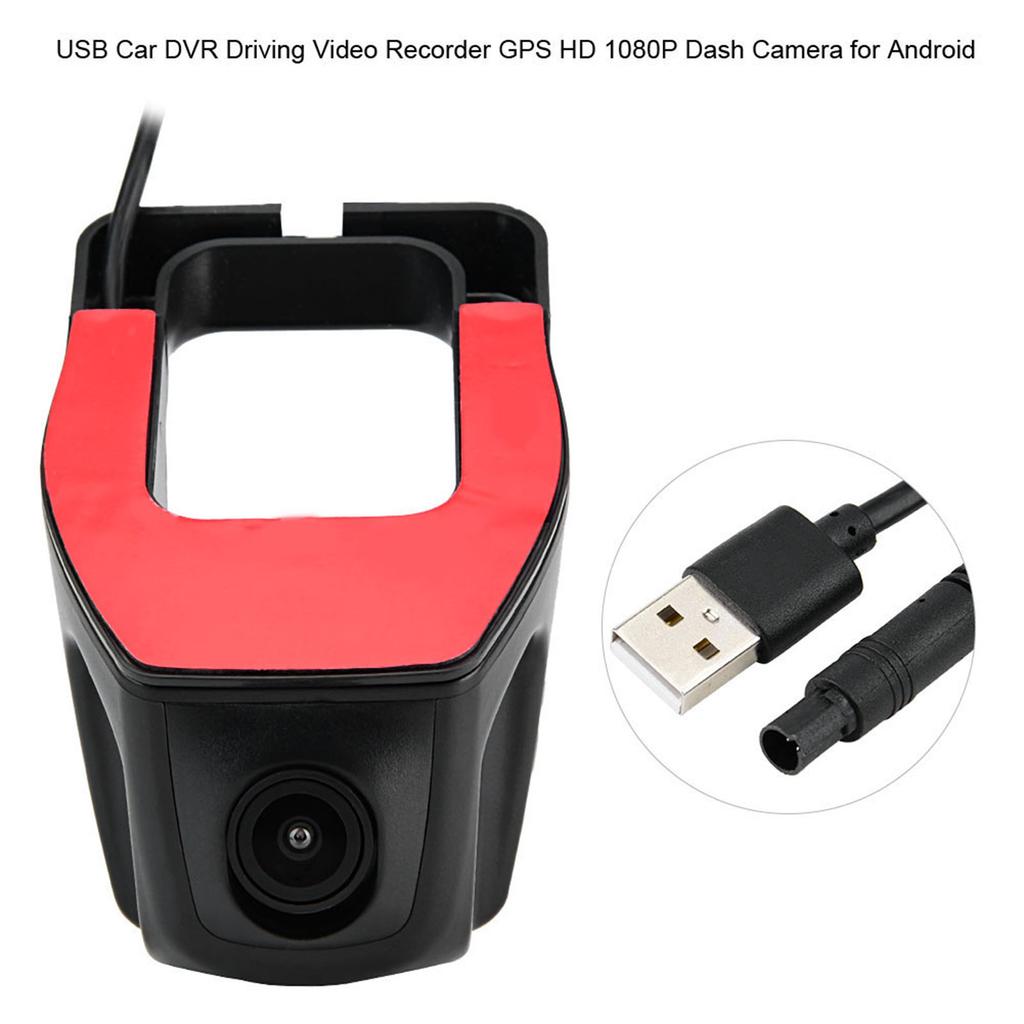 USB Car DVR Driving Video Recorder GPS HD 1080P Dash Camera for Android