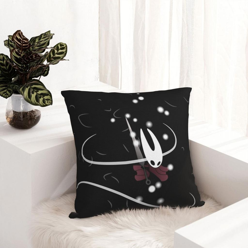 Hollow Knight Silksong Pillowcase Double-Sided Printing Polyester Cushion Cover Decor Throw Pillow Case Cover Bedroom Zipper