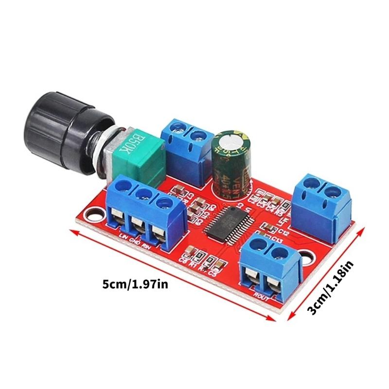 2x30W Double Channel Digital Power Sound Amplifier Board 12V Power Amplifier Module Circuit Board for Home Theater