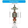 Copper Construction 10mm Electric Drill Rotor Engineered for Longevity Includes 6 Teeth and 608 626 Bearings for Power Tool