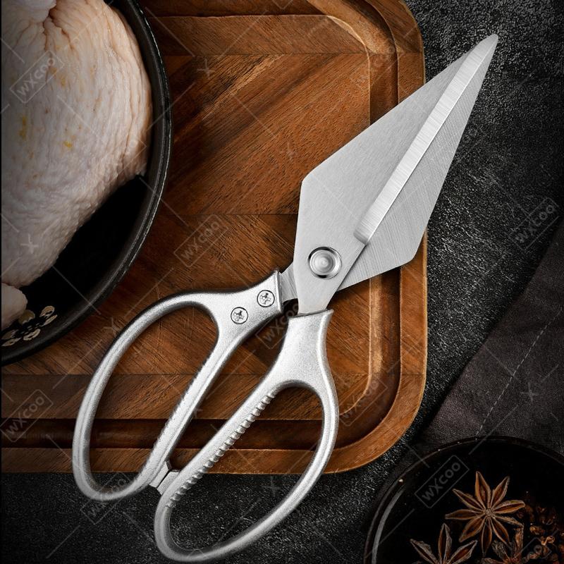 WXCOO Professional Kitchen Scissors Multipurpose Stainless Steel Ultra Cooking Poultry Shears for Bones Meat Chicken