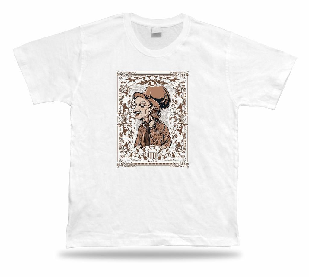 Tshirt Tee Shirt Birthday Gift Idea Ringmaster Creepy Top Hat Portrait Emblam