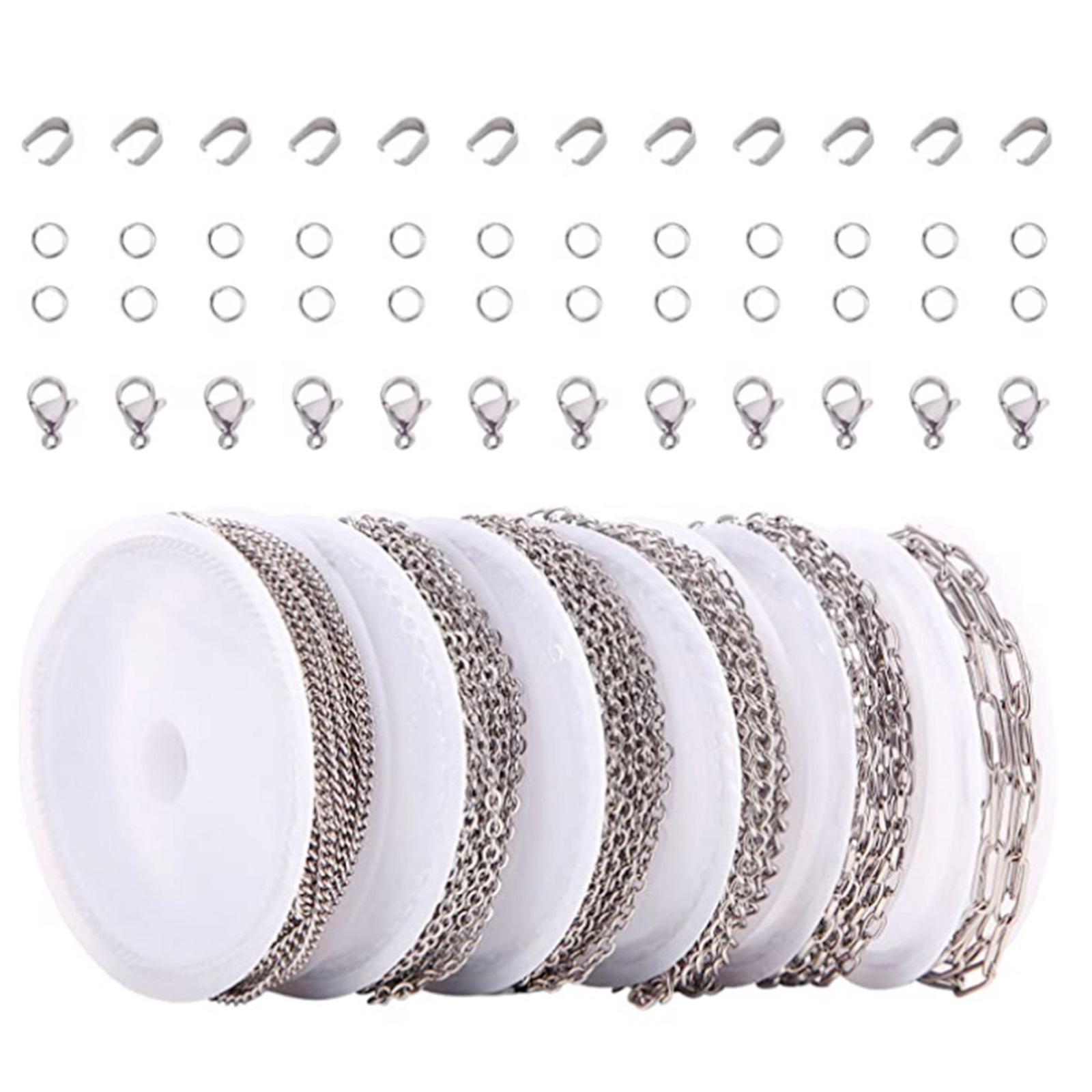 

Многоцелевые Прочные Цепочки из Нержавеющей Стали Мультиупаковки Гладкий Дизайн Удобная Носка для Всех Случаев Ежедневное Использование C