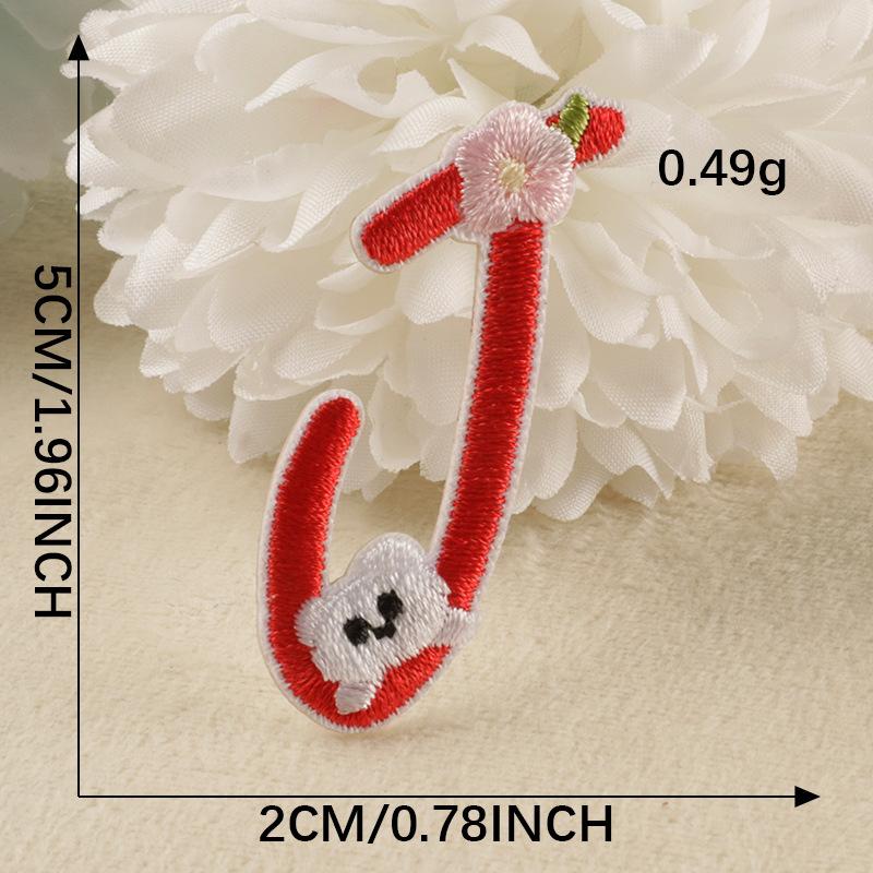 Embroidery Label Embroidery Sticker Clothes And Hats Accessories Original 26 Letters Shoes And Hats Bag Accessories Patch Self-Adhesive Sticker