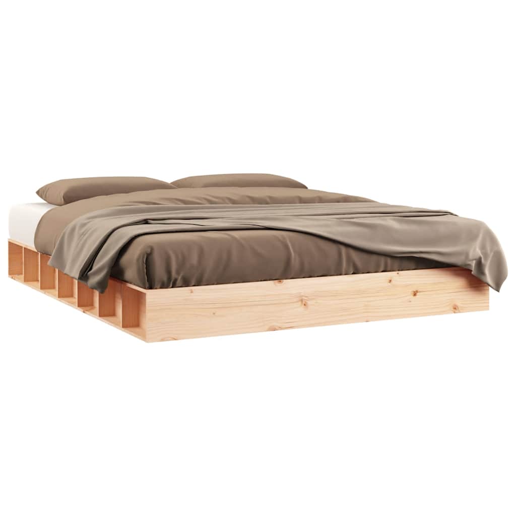 Solid Wood Bed 150 x 200 cm