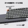 K13 Max QMK Compatible Wireless Custom Mechanical Number JIS Double Shot PBT RGB Hot Swap Mac Windows Profile Gateron Mechanical Brown Axis [Keychron