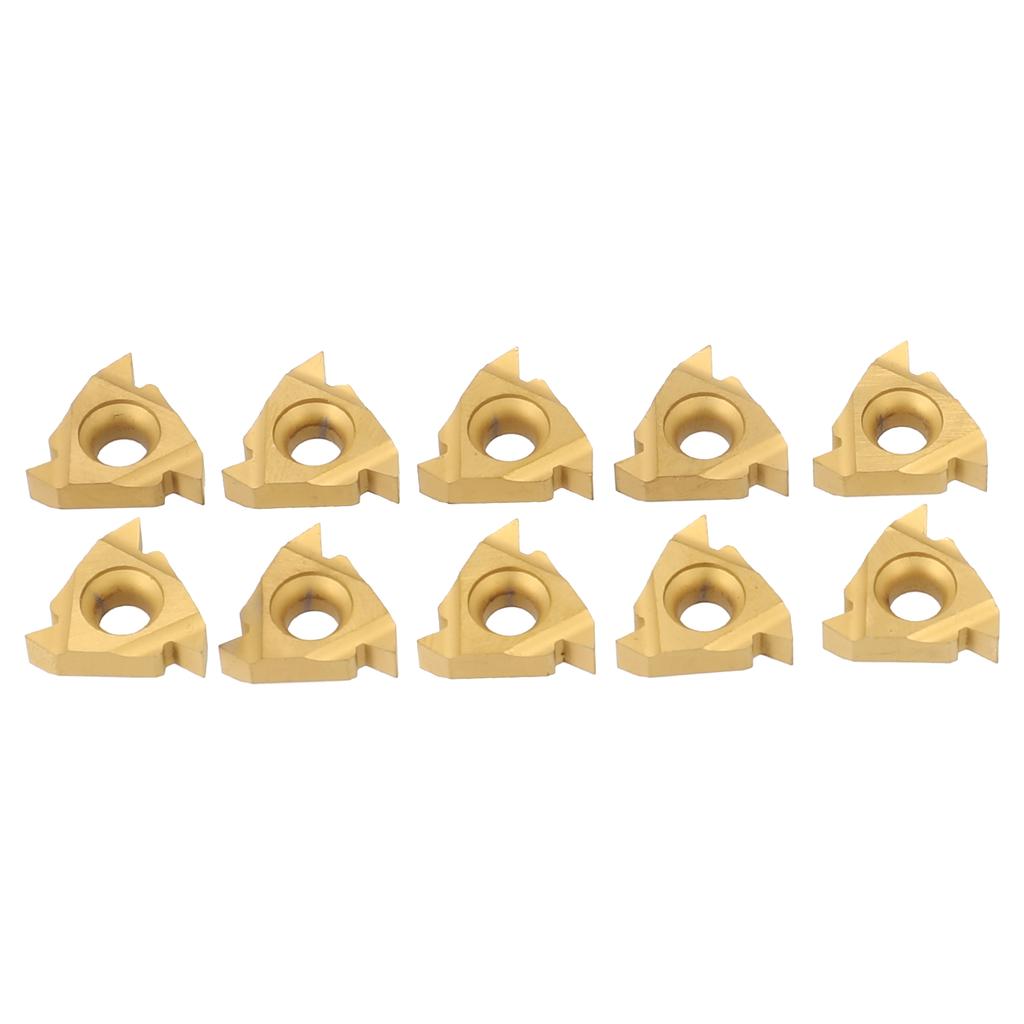 16ER AG60 External Thread Turning Tool Carbide Insert 10 PCS Steel Processing CNC Metal Lathe Tool Cutting Turning Inserts Set