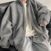 Mikina Pánská Zimní Fleecová podšívka Zahuštěný Trendy Umělá jehněčí Plyš Pánský Kabát Podzimní Zimní Oblečení Móda Ležérní Teplý kabát