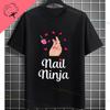 Funny I May Not Be Perfect But My Nails Are Slogan Unisexicurist Graphic Tshirt Pure Cotton Shortsleeve Round Neck Casual Tee