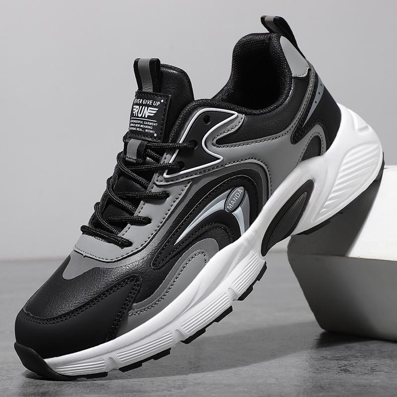 Autumn and winter new casual versatile breathable soft bottom mesh running shoes fashion sports shoes men's shoes