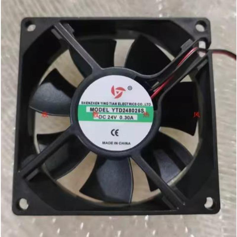 New Server Cooling Fan for YTD248025S 24V 0.3A Inverter Welding Machine Fan 2-Wire 80x80x25mm