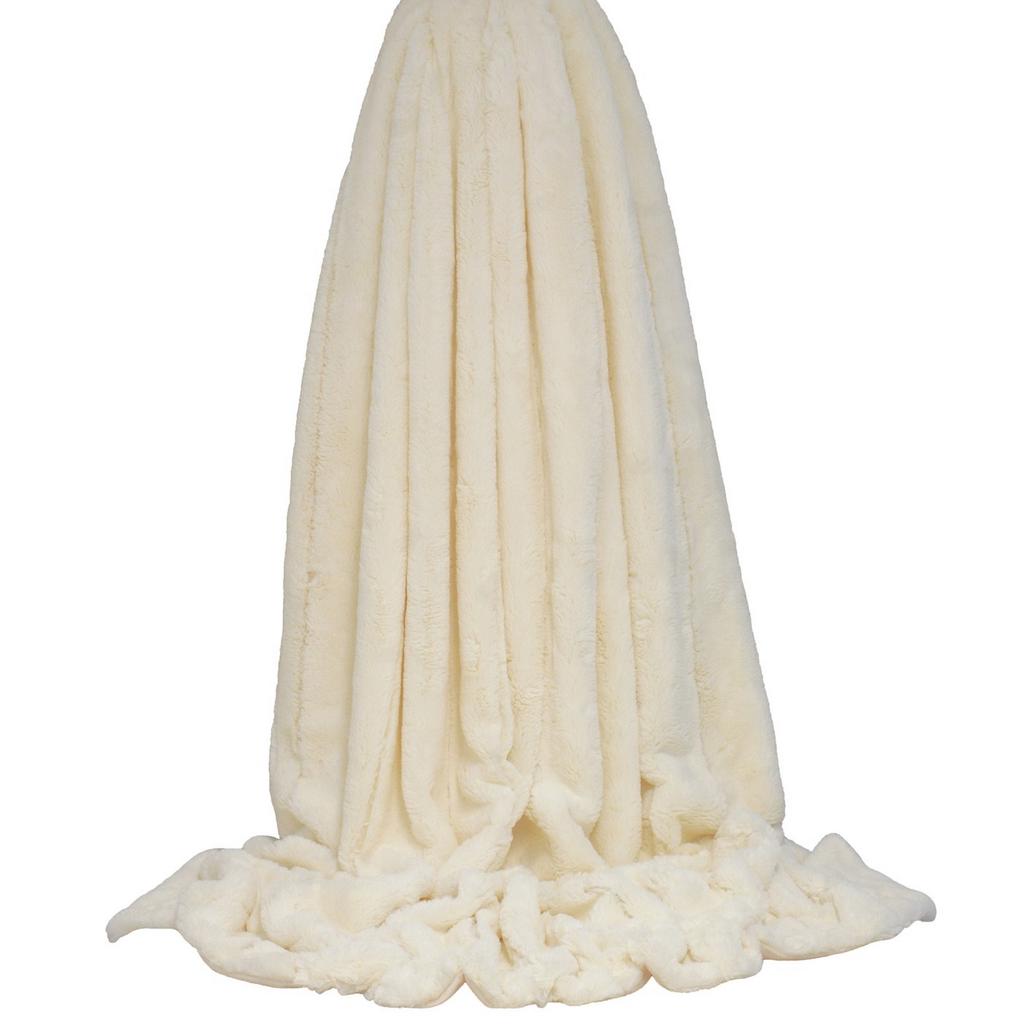 Riva Home Empress Faux Fur Throw