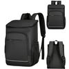 Oxford Insulated Cooler Backpack Save Space Waterproof Thermal Cooler Backpack Lightweight Reflective Strip for Outdoor Camping