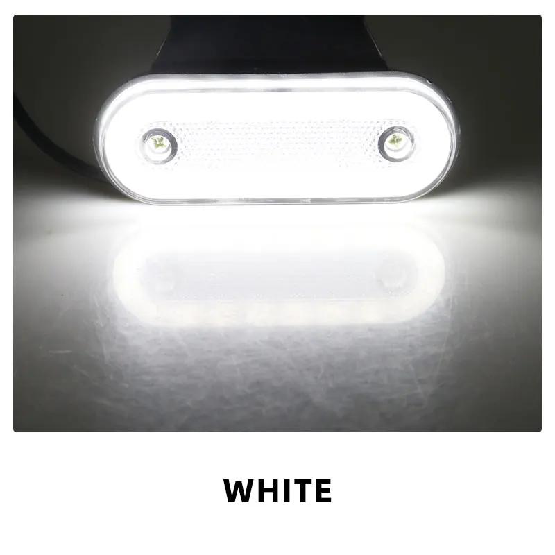 

1 шт. 24 В Боковой габаритный фонарь для грузовика Задний габаритный фонарь Хвостовые фонари для каравана для грузовика Автодома Прицепа Грузовика Пикапа Лодок Универсальный белый