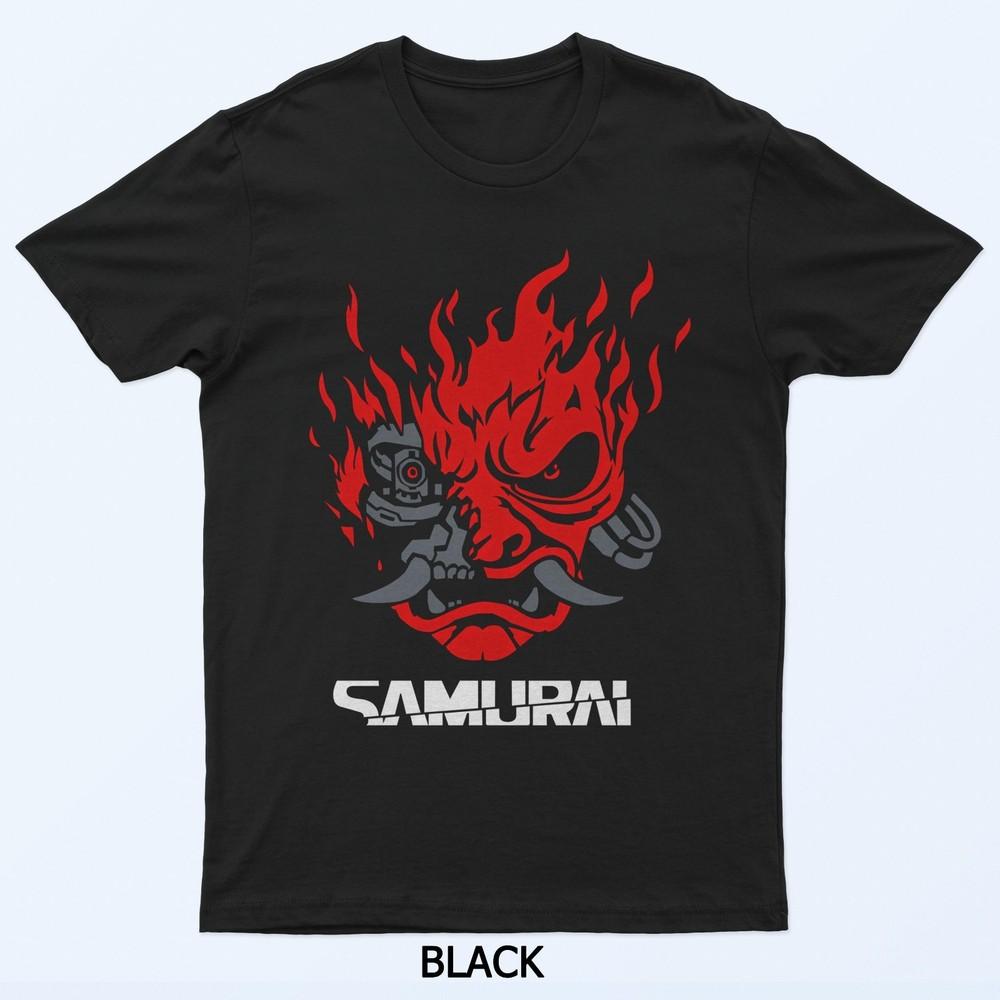 Cyberpunk 2077 Samurai Keanu Reeves Black T-Shirt