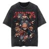 Six Paths of Pain T Shirt Naruto Men Acid Wash Akatsuki Anime Graphic Cotton Streetwear Nagato Konan Yahiko Vintage Tee