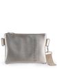 Bubilian Strap Leather Clutch_Silver
