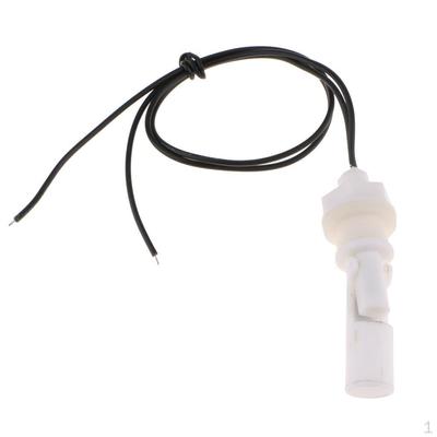 Liquid Water Level Sensor Horizontal Float Switch Tank Pool - White