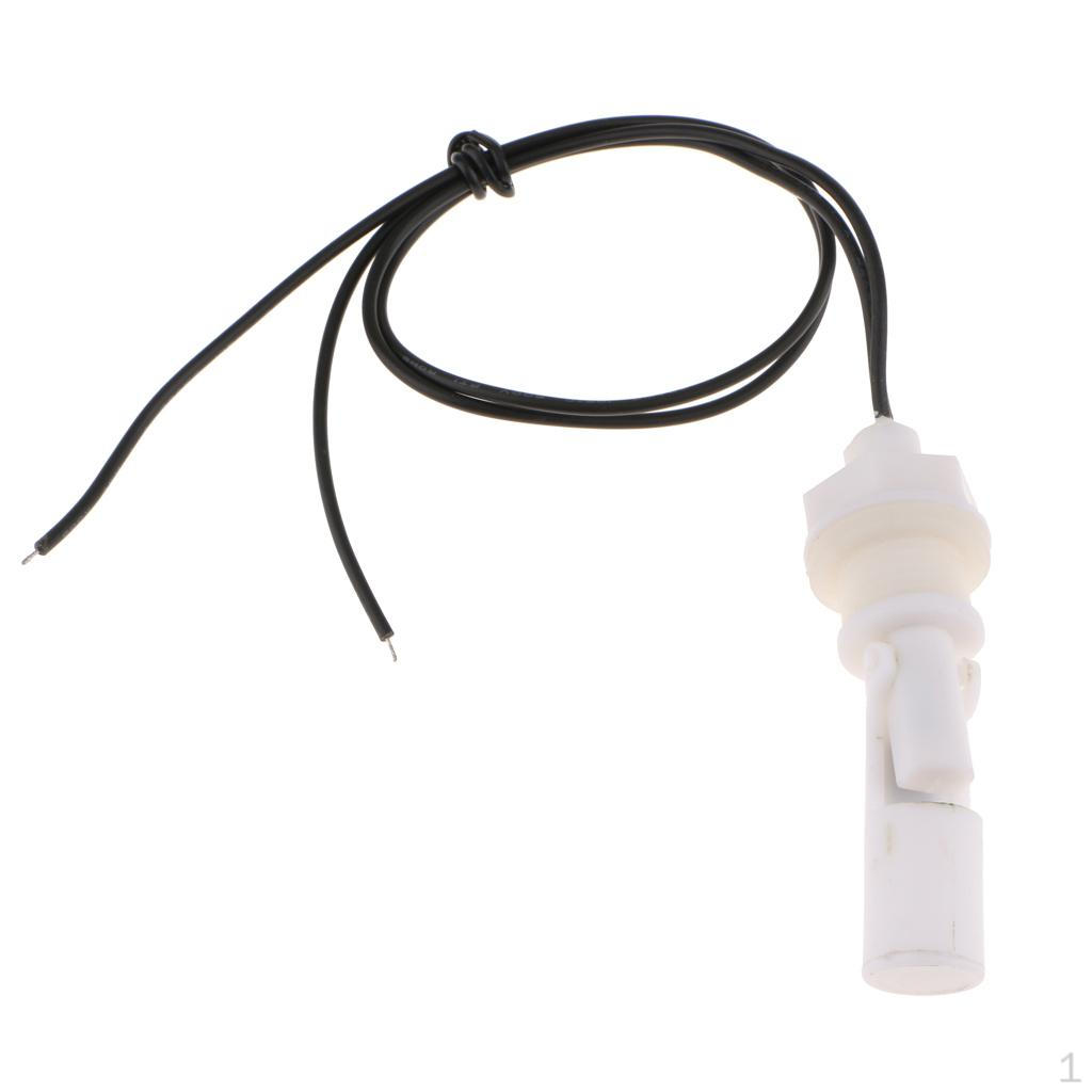 Liquid Water Level Sensor Horizontal Float Switch Tank Pool - White
