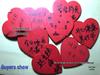 Heart-Shaped Colored Wooden Blocks for Early Education DIY & Wedding Crafts