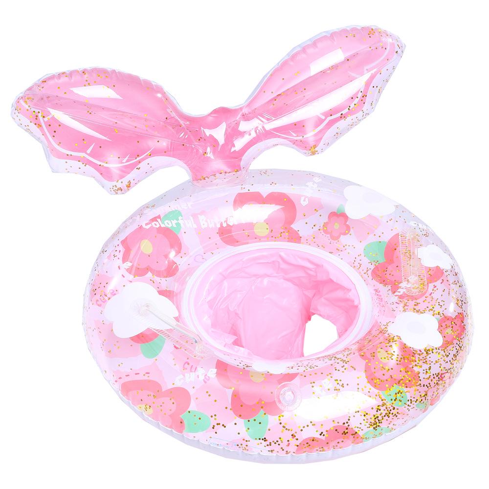 Inel de înot gonflabil pentru bebeluși Xiao Lv cu copertină solară detașabilă