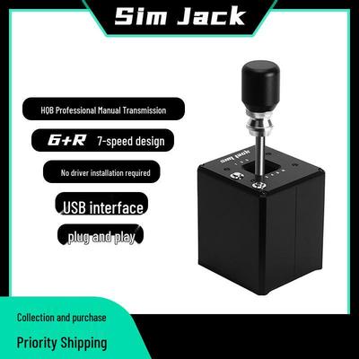 9SIM JACK Sim Racing H Gear: Compatible with Logitech G27, Thrustmaster, and Fanatec Shifters.