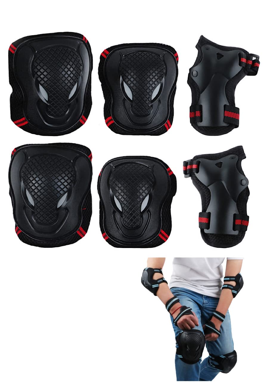 

Eesu cos Skateboard Protector Elbow Knee Palm and Knees for Injury Perfect for Roller Bicycle and More 3-Piece Set Pads, Pads, Pads, Elbows,