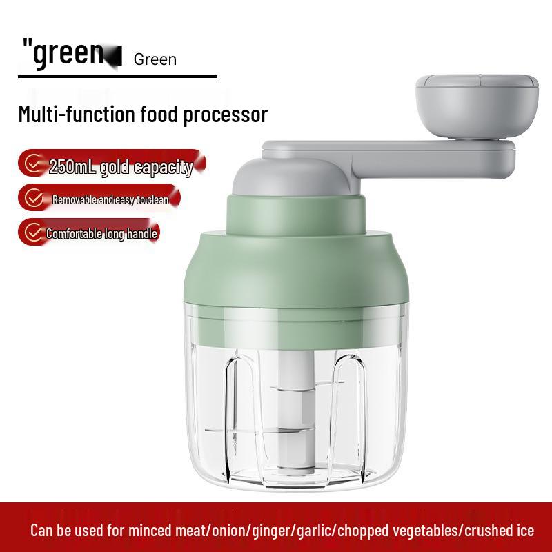 

Compact Manual Garlic Press & Meat Grinder for Baby Food & More
