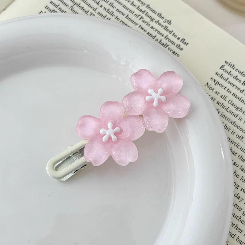 Pink Dopamine Hair Clip: Y2K Seamless Round Hairpin - Cute Small Side Clip for Women’s Bangs